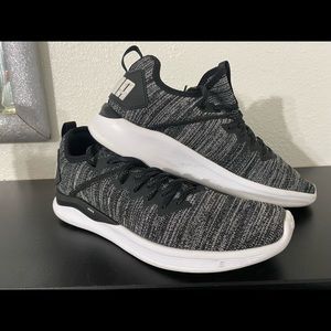 Puma Ignite Flash evoKnit black-asphalt-white size 9.5 men’s
